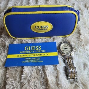 Guess Waterpro Watch with Silver Band